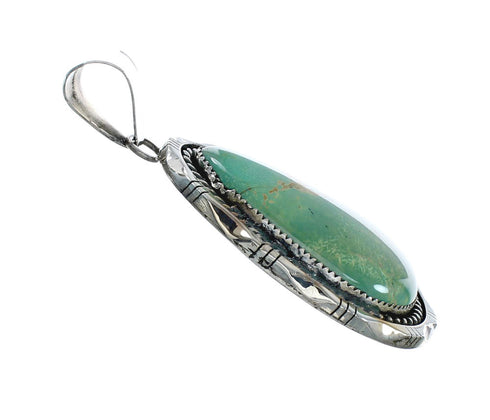 Navajo Native American Turquoise Sterling Silver Pendant NN20080